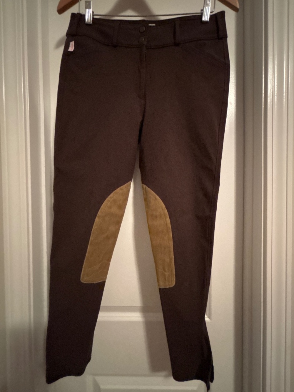 Tailored Sportsman Trophy Hunter Mid-Rise Knee Patch Breeches- Brown/Tan 30R